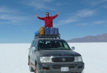 Zoutvlakte Uyuni Bolivia met rondreizen peru bolivia