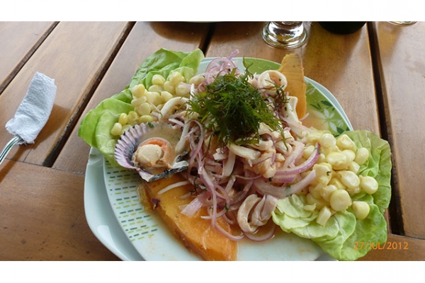 ceviche typisch peruaans voorgerecht