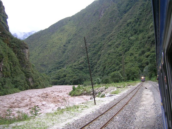 trein naar Aguas Calientes