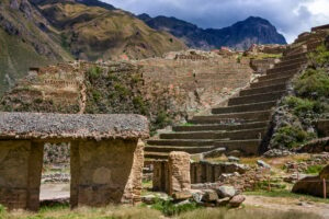 Inca ruins of Ollantaytambo - Peru